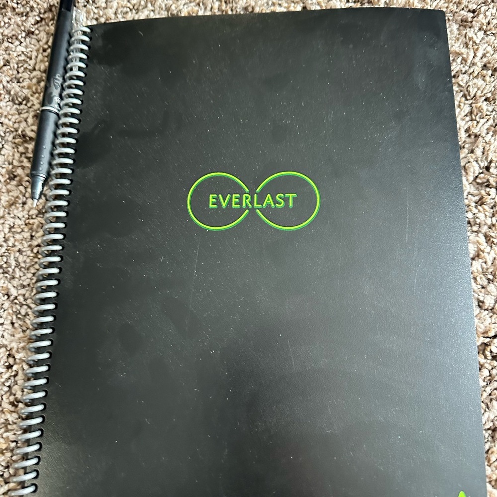 Notebook reusable everlast brand